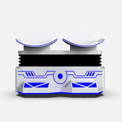 Simulatore VR 9D VR Slide Cinema a due posti con occhiali Deepoon E3C  Esperienza VR immersiva per 2 giocatori con piattaforma di movimento 3DOF, oltre 80 film VR a 360°, effetti di spruzzo d'aria e vibrazioni per sale giochi, centri commerciali, parchi a tema