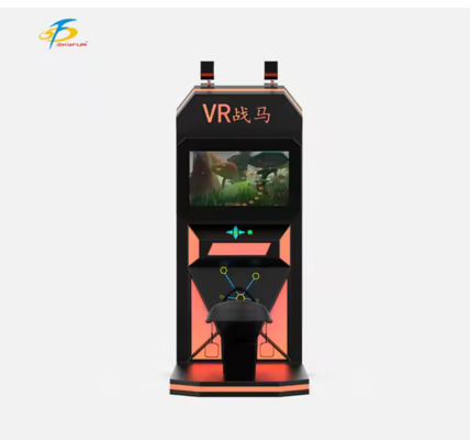 Simulatore di Equitazione VR – Sedile con Movimento Oscillante Realistico, Visore VR Wireless HTC Vive, Monitor da 32 pollici
