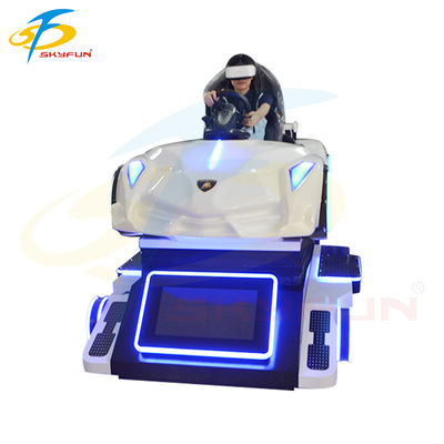 Macchina simulatore di guida VR Super Racing - Esperienza di guida immersiva a 4 assi con display da 32 pollici, controlli Logitech e supporto multiplayer