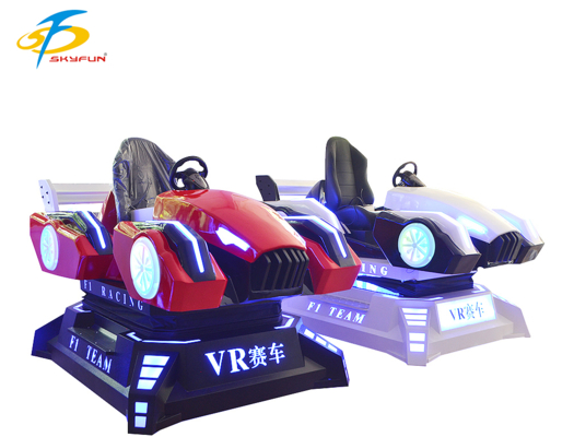 Simulatore di auto VR Super Racing - Esperienza di guida con movimento 9D con rotazione a 360°, console touch da 22 pollici, volante Logitech e occhiali VR Deepoon