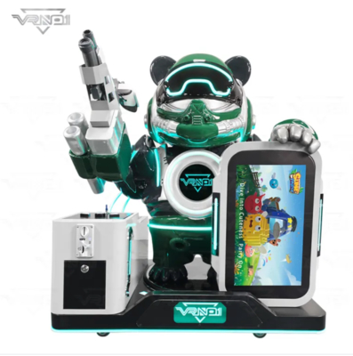 VR Panda Soldier ️ Macchina di ripresa VR interattiva all'avanguardia con 7 giochi, distributore di giocattoli, supporto a pagamenti multipli e design Panda personalizzabile per arcade