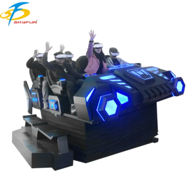 9D VR 6-Seat Cinema Chair ️ Simulatore VR multi-persona con 100+ film, 15 giochi interattivi, occhiali VR Deepoon