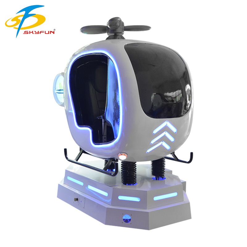Simulatore di volo di aerei 9D VR Gioco VR interattivo per elicotteri e aerei, movimento a più gradi, controllo joystick, esperienza VR ad alta definizione per arcade