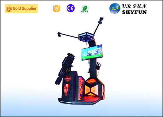 Simulatore di plastica della fucilazione di realtà virtuale di Gatling del parco di divertimenti con i vetri di HTC VIVE