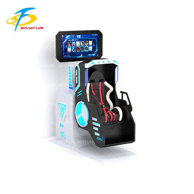 Simulatore VR 360 giocatore singolo con sedile rotante a 360 gradi, cuffia VR Deepoon, display da 42 pollici, 20 film VR e giochi interattivi