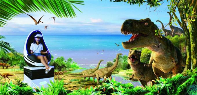 Simulatore a alta tecnologia della sedia dell'uovo del cinema del posto unico 9D VR di realtà virtuale